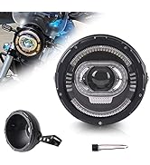 ハイライト Amazon.co.jp: Vancroser 7インチヘッドライトシ 機甲スタイル